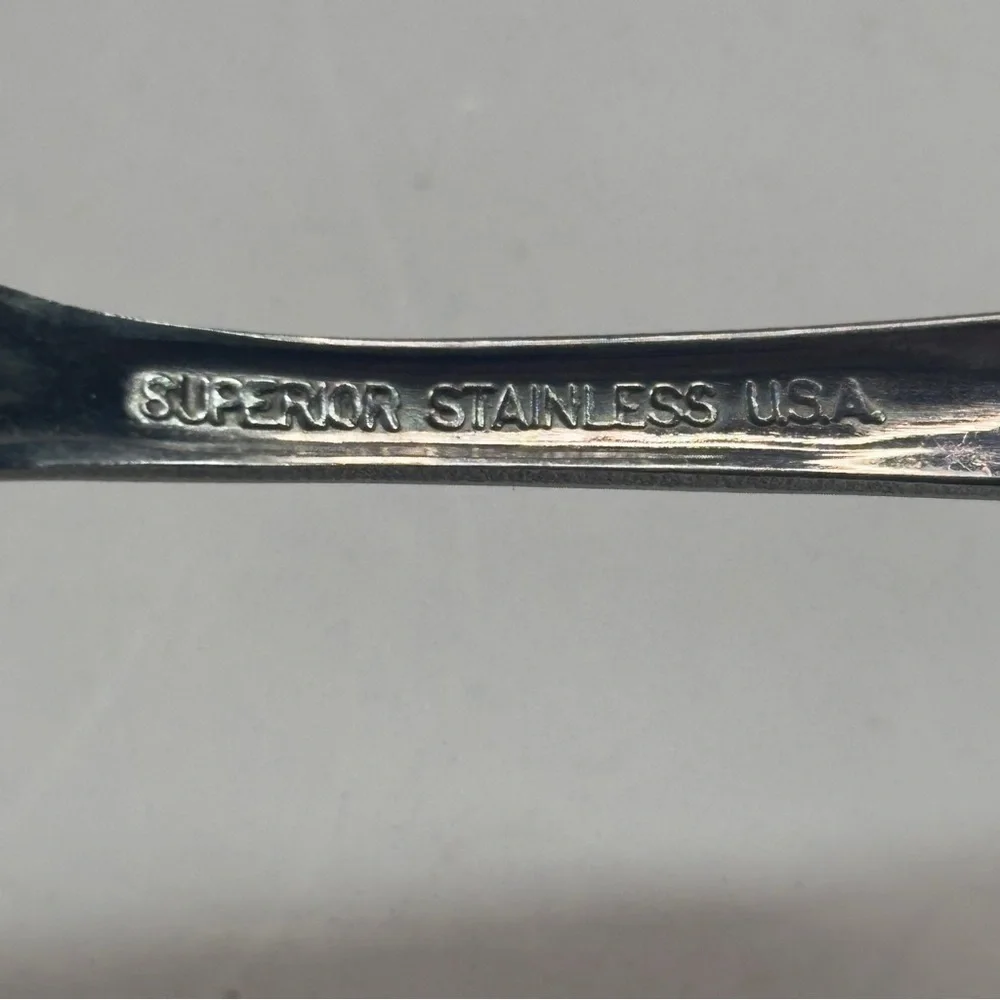 Superior Stainless Steel USA Radiant Rose Dinner Fork Tea Table Spoons Lot 22 Pc